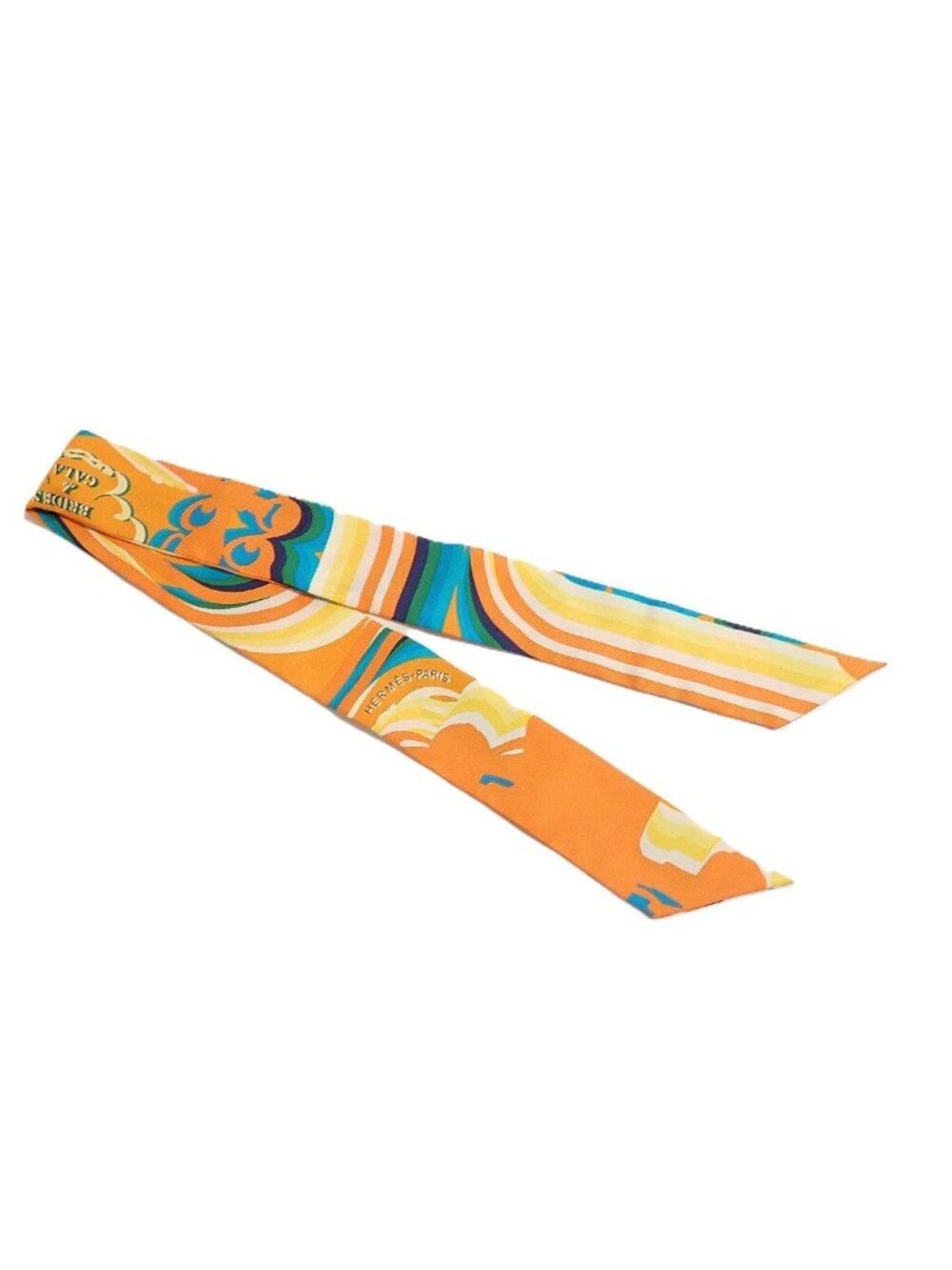 Hermes Scarf Orange - Picture 1 of 10